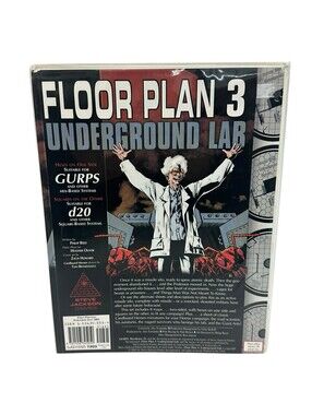 Steve Jackson Games Floor Plan 3 Underground Lab Gurps‎ Horror Philip Reed New